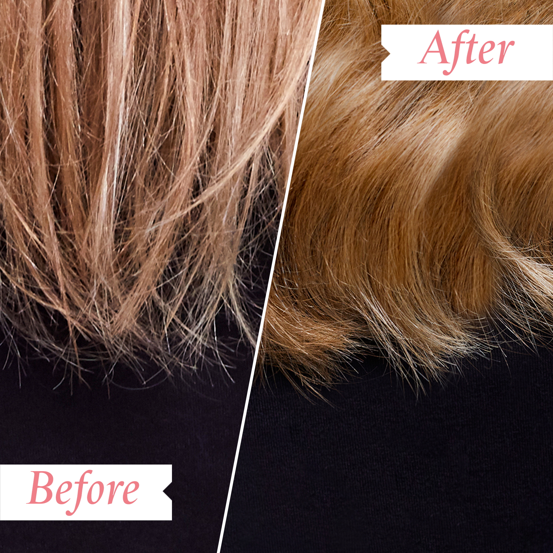 After one use of Bond Builder Split End Remedy