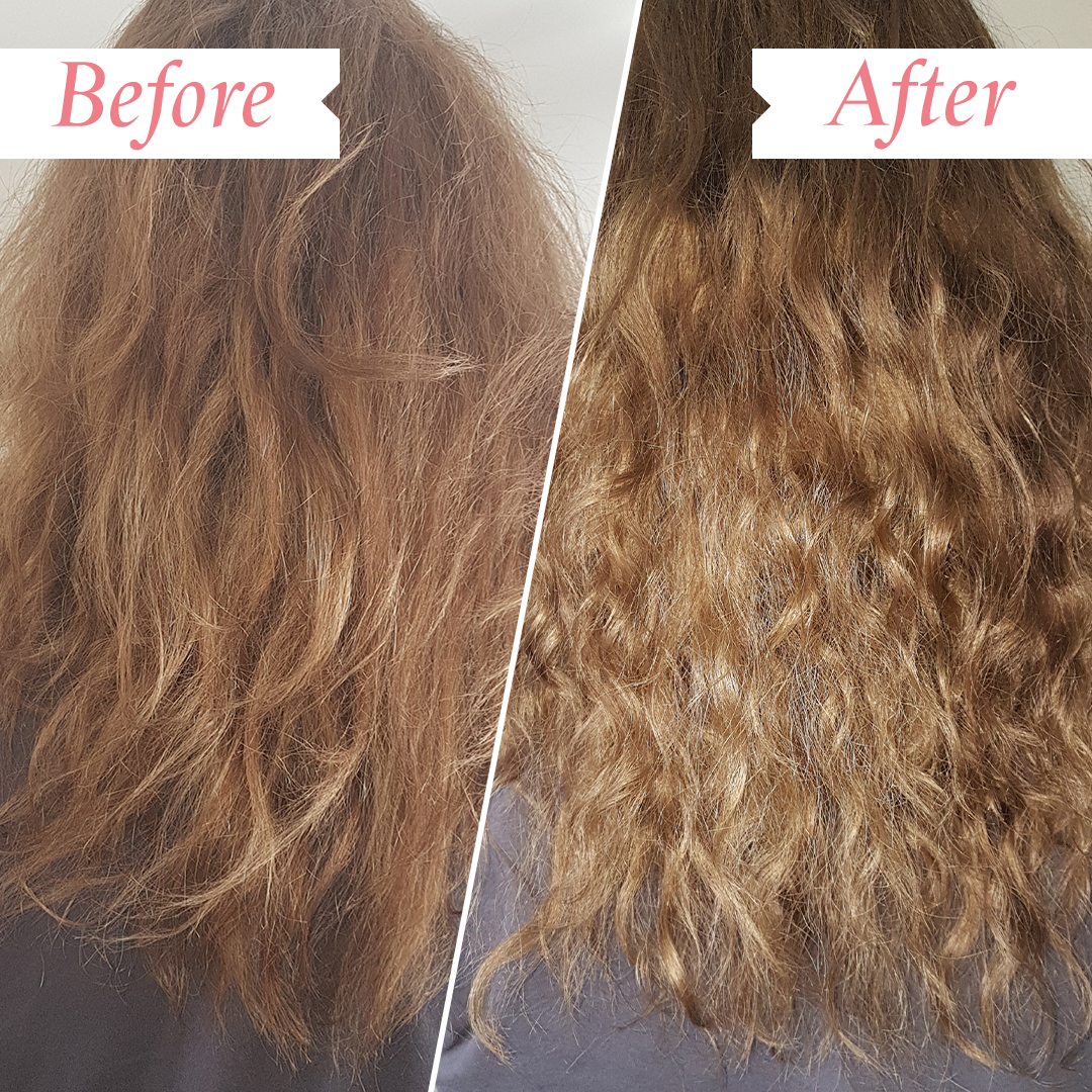 After one use of Bond Builder Restorative Oil Lipid Shield