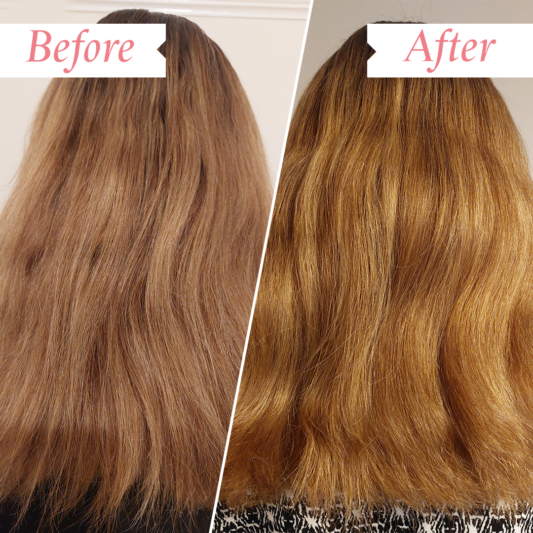 After one use of Bond Builder Restorative Oil Lipid Shield