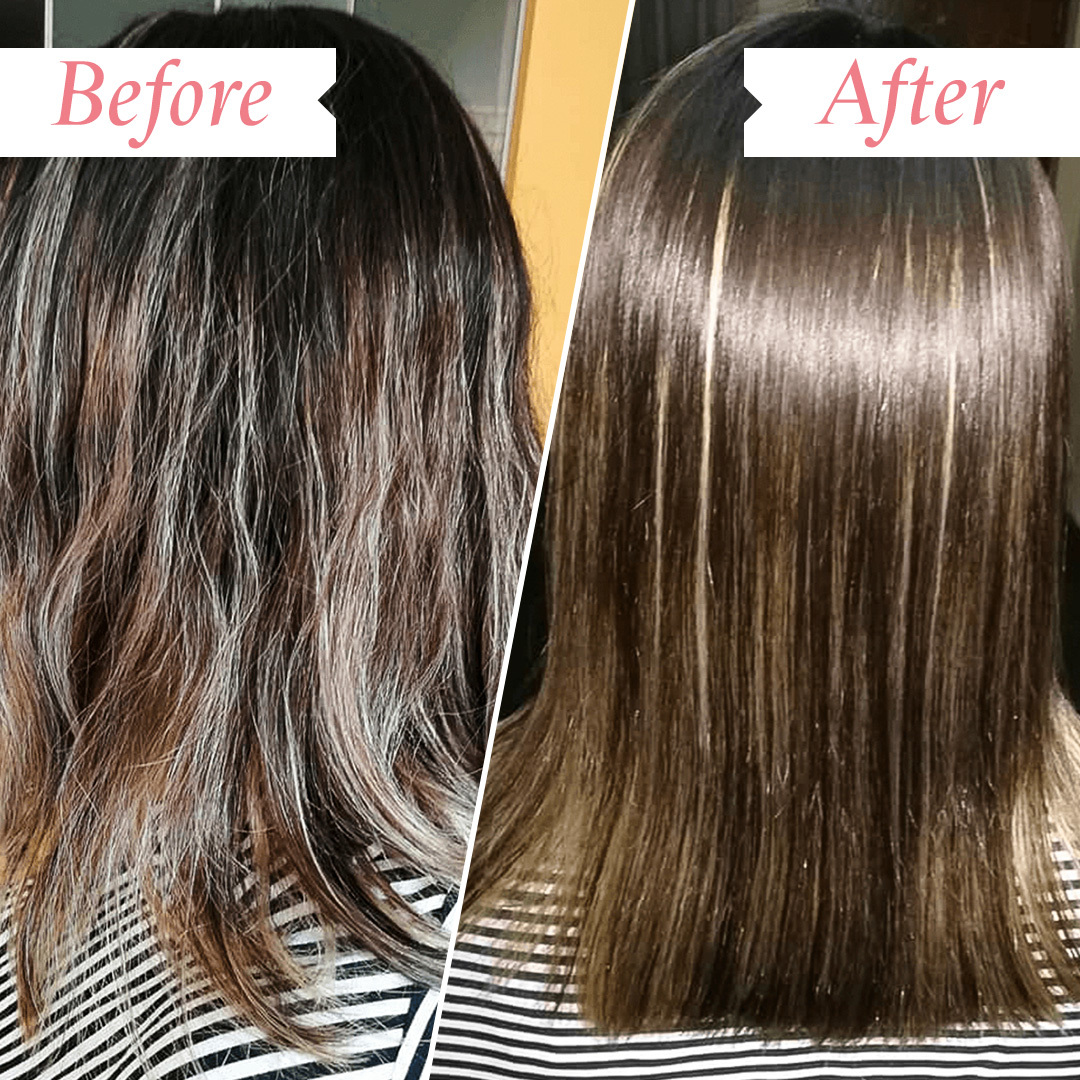 After one use of Bond Builder Restructuring Treatment on Fine Hair