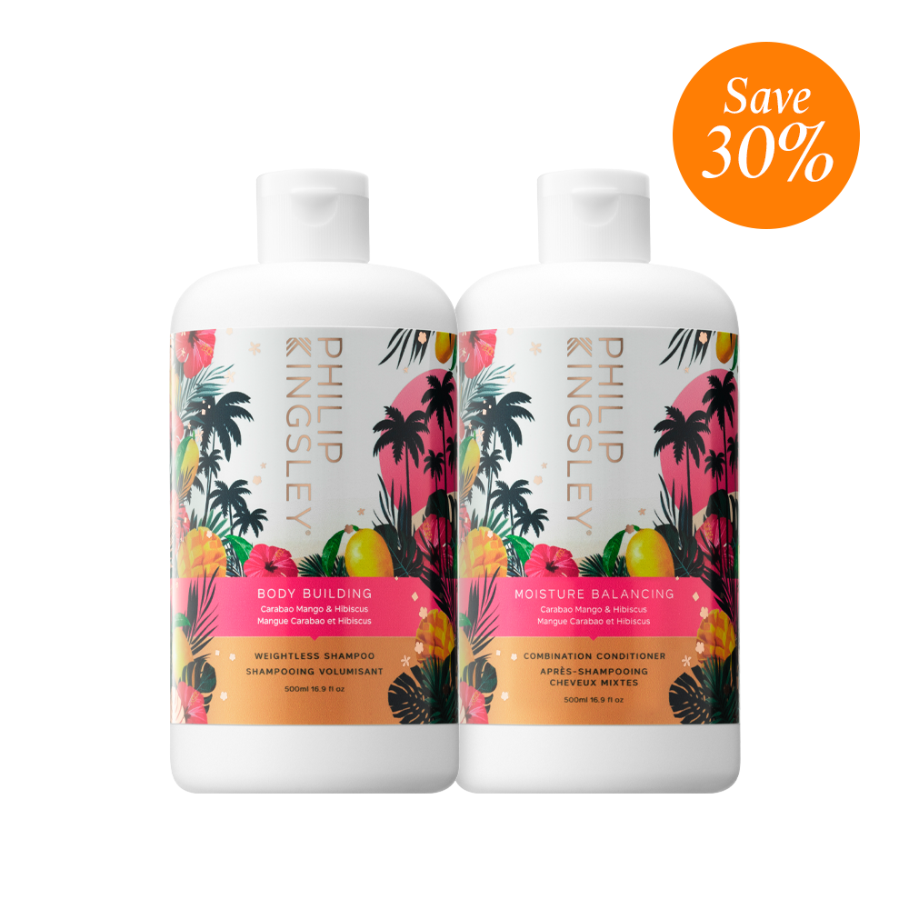 Carabao Mango & Hibiscus Body Building Shampoo & Moisture Balancing Conditioner Duo 500ml 